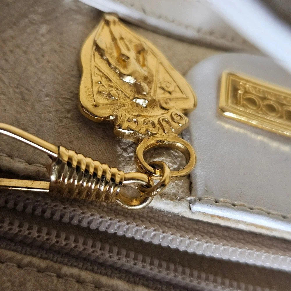 Vintage Gucci Micro GG Monogram Canvas Cosmetic Pouch Purse Bag Italy‎ Luxury